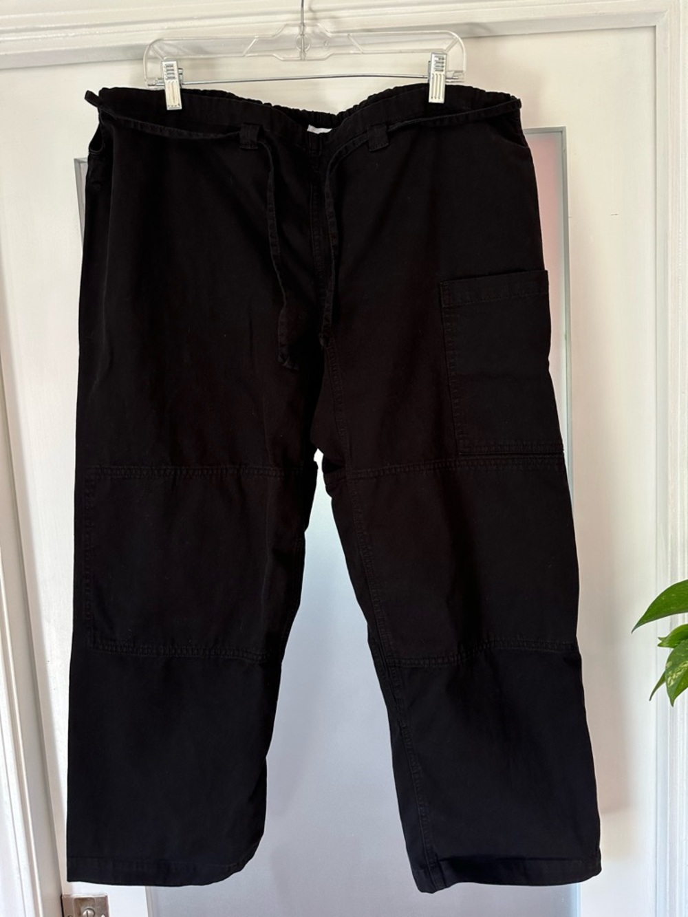 Wide Leg Black Women's Cargo ‘Lou’ Pants - Casual Comfort